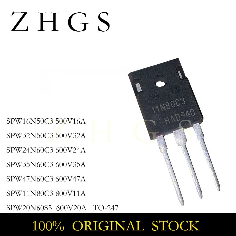 5 Chiếc SPW11N80C3 11N80 16N50 20N60 24N60 32N50 35N60 47N60 TO-247 Hiệu Ứng Trường Transistor