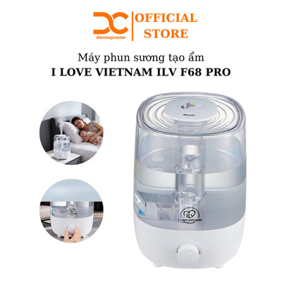 Máy phun sương tạo độ ẩm không khí ILV I LOVE VIỆT NAM F68 PRO - Bảo hành 6 tháng - Shop Điện Máy Centre