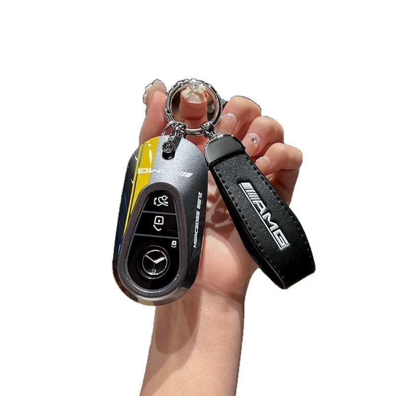 Thích hợp cho 23 Vỏ chìa khóa Mercedes-Benz c260l C350eL Xe c200l Khóa S-Class 400 Vỏ 480 Gói EQE300