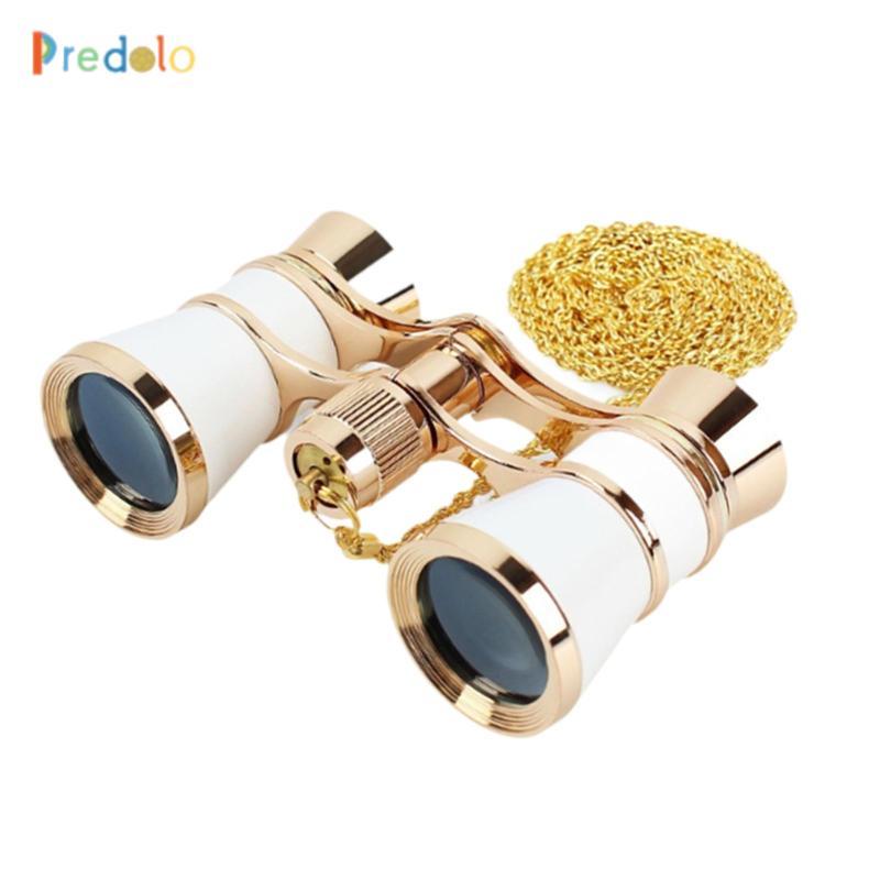 Ống nhòm rạp hát, Ống nhòm Mini, Kính thiên văn nhỏ, Kính Opera đa chức năng có tay cầm có thể điều 