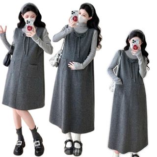  Sét YẾM suông sét YẾM bầu MAMADRESS thiết kế hai chi tiết YẾM LEN THỎ KÈM ÁO TĂM HÀN mềm mại mặc đi làm đi chơi SY22 