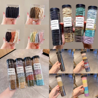  Hộp chun buộc tóc nhiều màu siêu xinh LASSY 