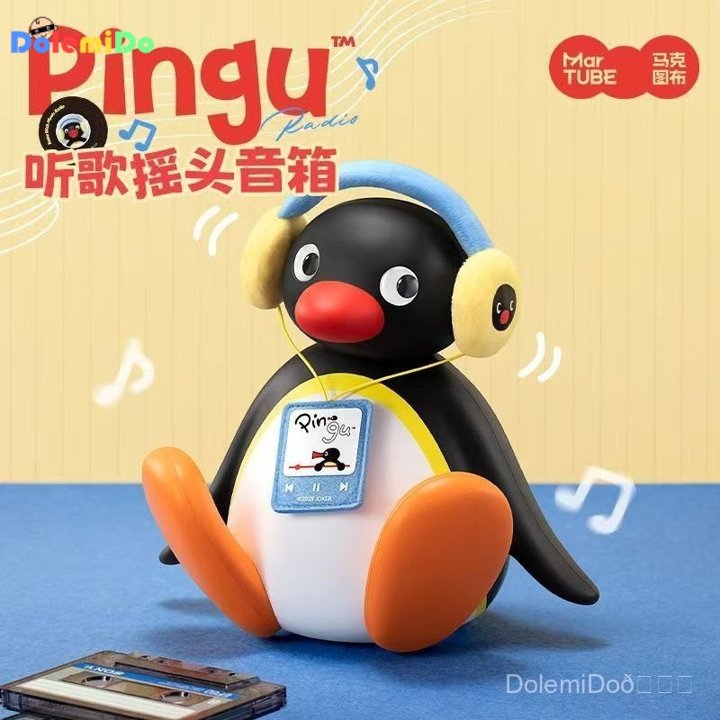Mark Vải Pingu Chim Cánh Cụt Loa Bluetooth Âm Thanh Quà Tặng Sinh Nhật Giáng Sinh Cho Bé Gái Bạn Gái