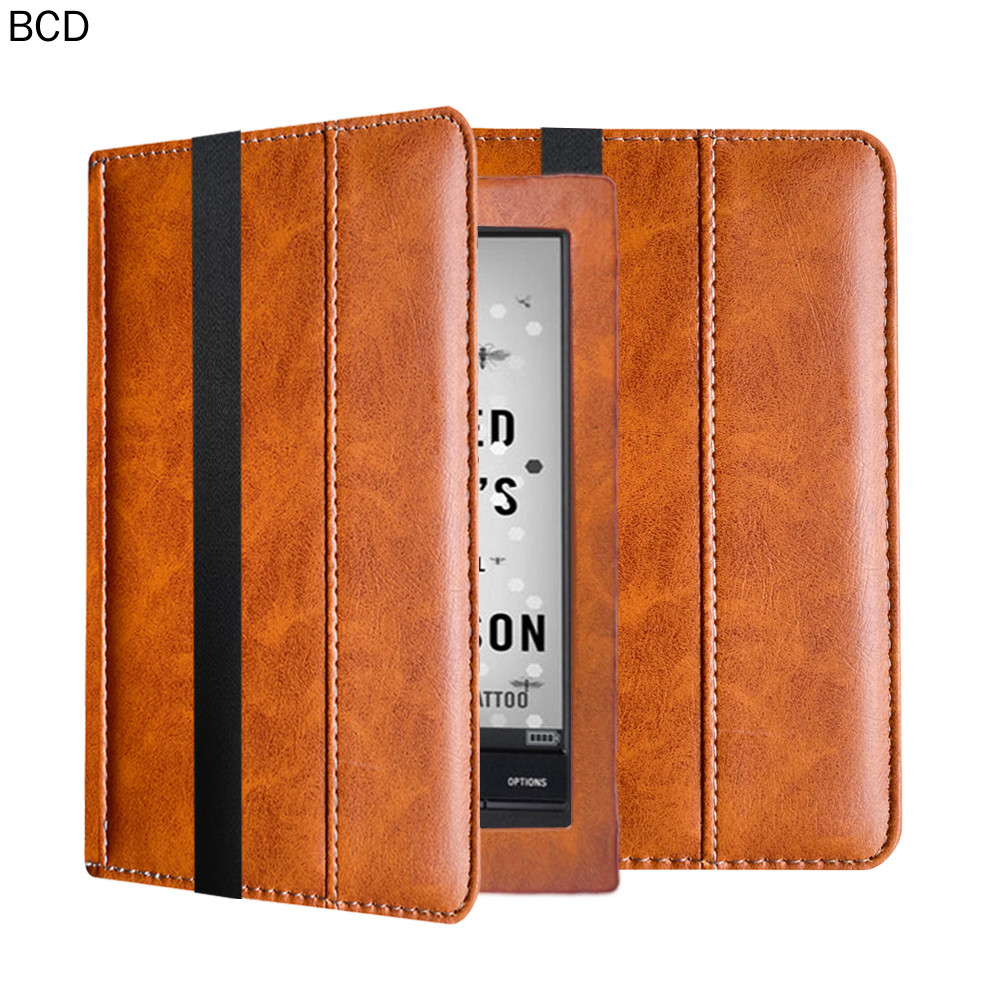 Ốp Lưng Cho Sony PRS-650 Ebook Reader Da Bảo Vệ Có Từ Tính Đóng Túi Túi Cho Sony Prs 650 Bao Da Trườ