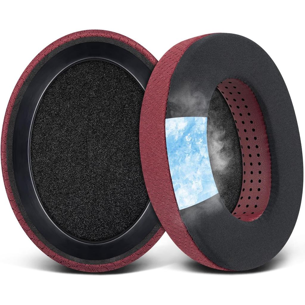 SOULWIT Đệm Tai Nghe Làm Mát-Gel Thay Thế Cho Sennheiser HD650, HD660 S, HD660S2, HD600, HD6XX, HD58