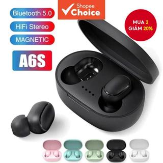 Tai nghe A6S Tai nghe Bluetooth không dâyTWS Tai nghe âm thanh nổi HiFi ENC Chống nước Thời gian chơi lâu trong tai Cuộc gọi HD ổn định cho tai nghe chơi game thể thao Điện thoại thông minh