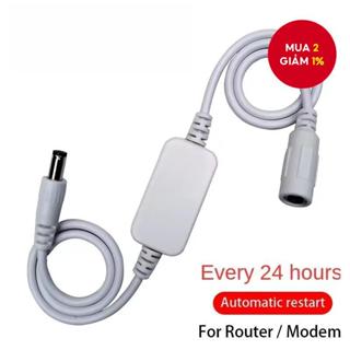 Bộ định tuyến mới với bộ điều khiển khởi động lại thời gian hoàn toàn tự động, công tắc reset thông minh và dây nối cho đèn WiFi mất điện.