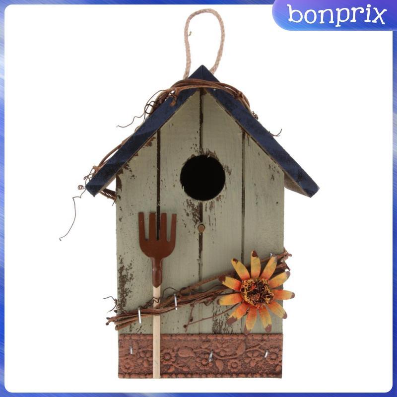 Nghệ thuật và thủ công bằng gỗ Country Cottages Bird House Parrot Comfort House A