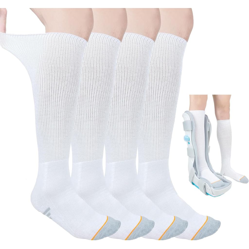 2 Đôi Đi Bộ Boot Tất Lót Không Khí Cam Walker Đúc Tất Gãy Boot Nẹp Thoáng Khí Phẫu Thuật Chỉnh Hình 