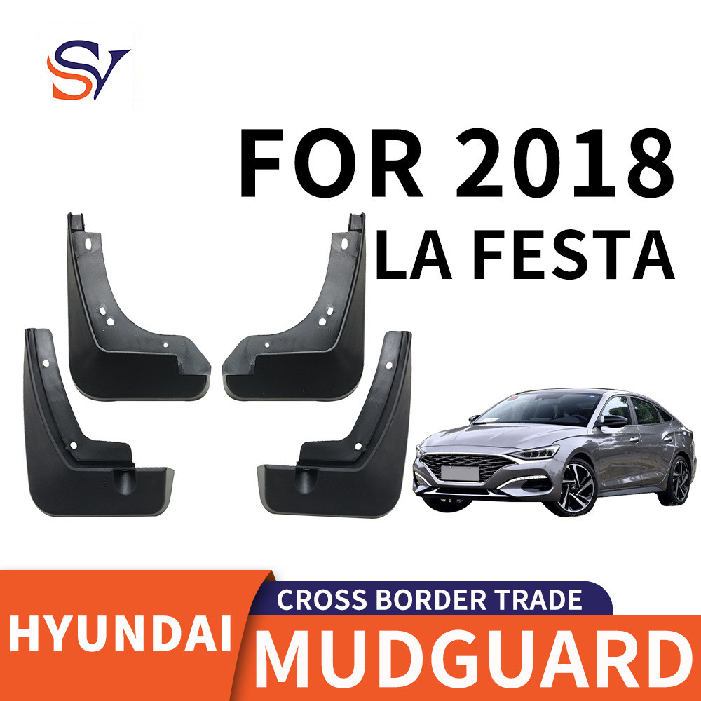Thích hợp cho 2018 Hyundai Festa LA Festa Lốp Ô Tô Chắn Bùn Phía Trước Phía Sau Chất Liệu Cao Su Mềm