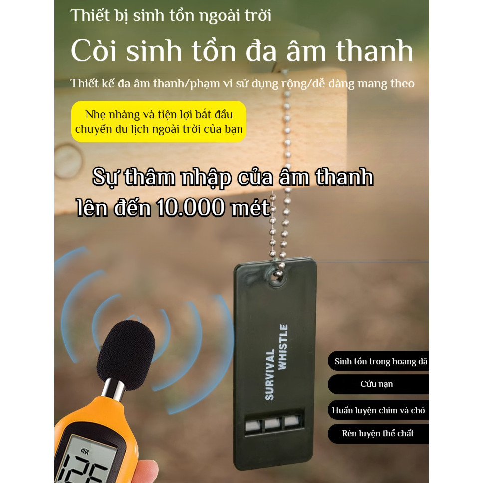 Giảm 50%👍còi cứu hộ /còi cấp cứu /Còi cứu hộ ngoài trời ba tần số/còi cứu hộ/còi sơ cứu/còi cứu hộ đ