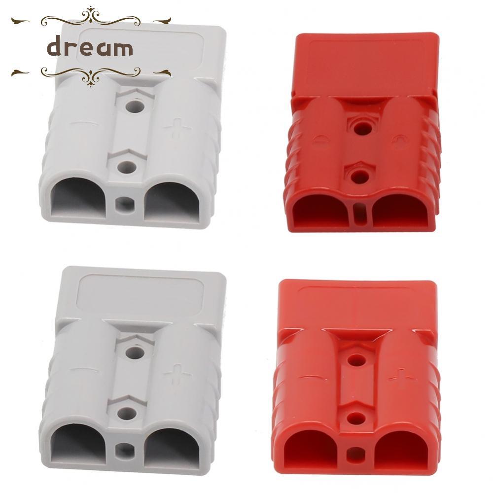 [dreamlife]Plugs 12-6AWG Straight Plug Terminals 4-6AWG 48x37x16mm Cable Forklift