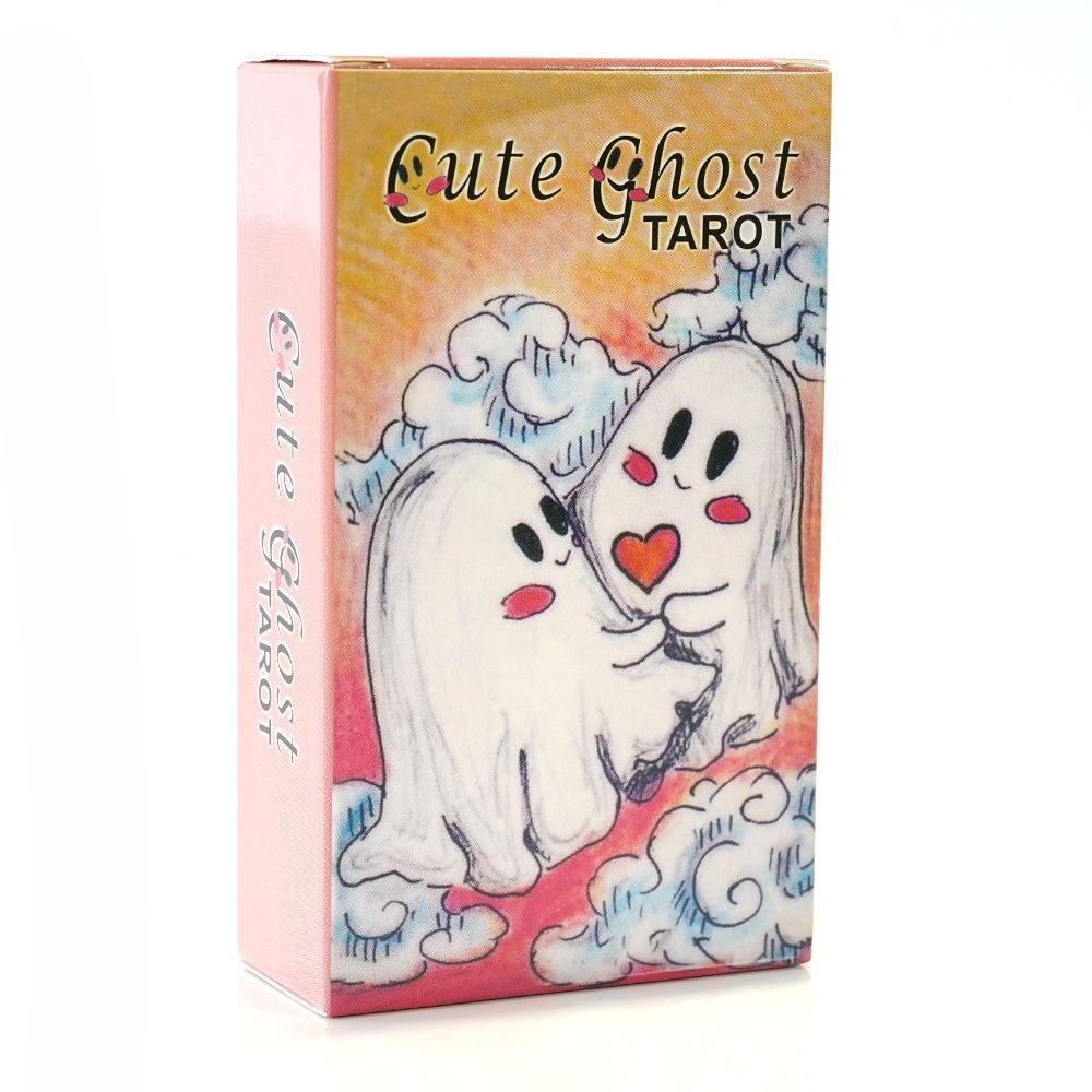 Dễ Thương Ma Tarot Tarot Tarot Tarot Bảng Tiếng Anh Thẻ Trò Chơi Ghost Ghost Tarot 7evvv
