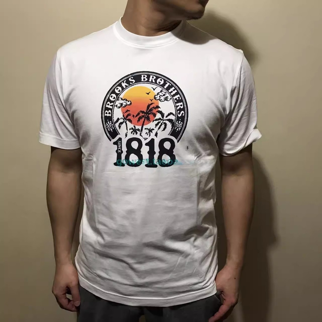 Áo thun ngắn tay Brooks Brothers Booker Brothers Mùa hè