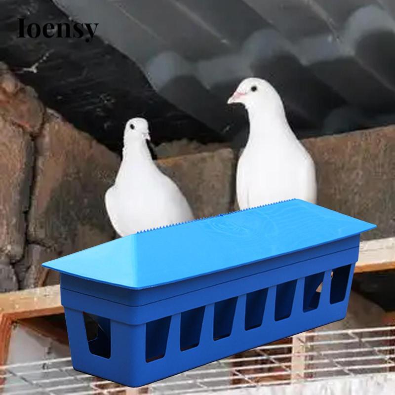Ioensy Chim Bồ Câu Ăn Dày Bồ Câu Cung Cấp Hộp Đựng Thực Phẩm Gia Cầm Máng Đĩa Cho Chim Gia Cầm Chim 