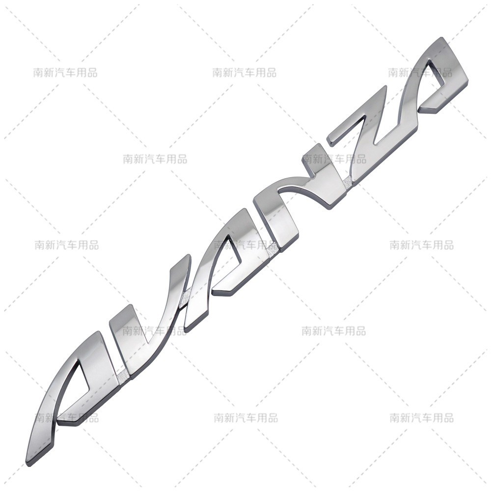 Nhãn dán biểu tượng Toyota AVANZA Chất liệu ABS Nhãn dán Logo ô tô
