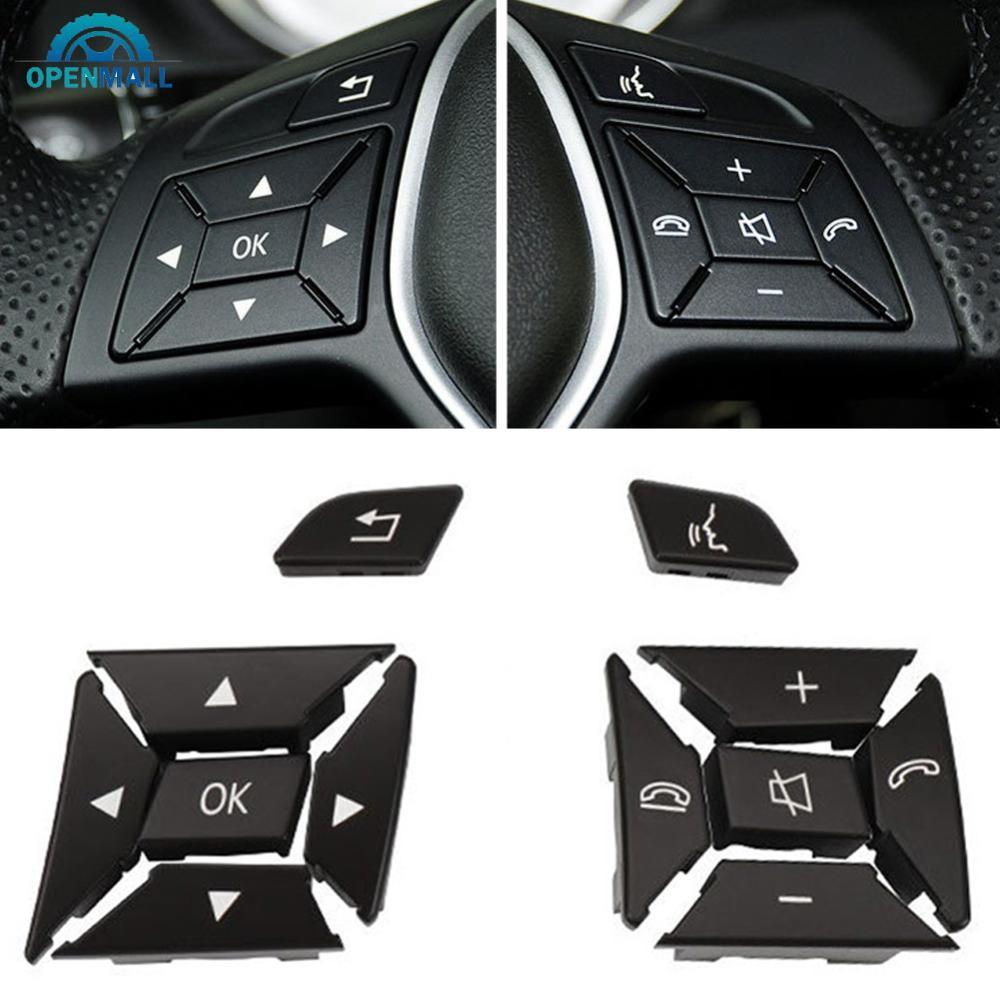 OPENMALL 6 Cái Bộ Nút Vô Lăng Ô Tô Đa Năng Cho Xe Mercedes-Benz C E GLK A B GLA CLS Class W204 12-14