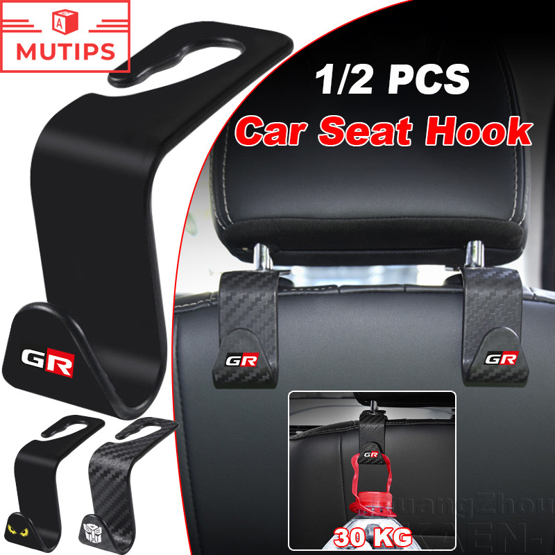 Toyota GR Móc Xe Ô Tô Ghế Sau Móc Ẩn Tựa Đầu Ghế Sau Móc Treo Cho 86 Yaris Vios Corolla Cross Altis 