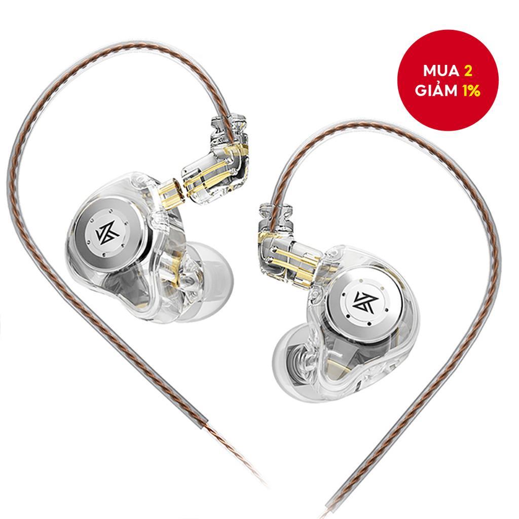 Tai nghe KZ EDX Pro in Ear Monitor, tai nghe IEM, âm thanh stereo HiFi với dual DD, tai nghe có dây 