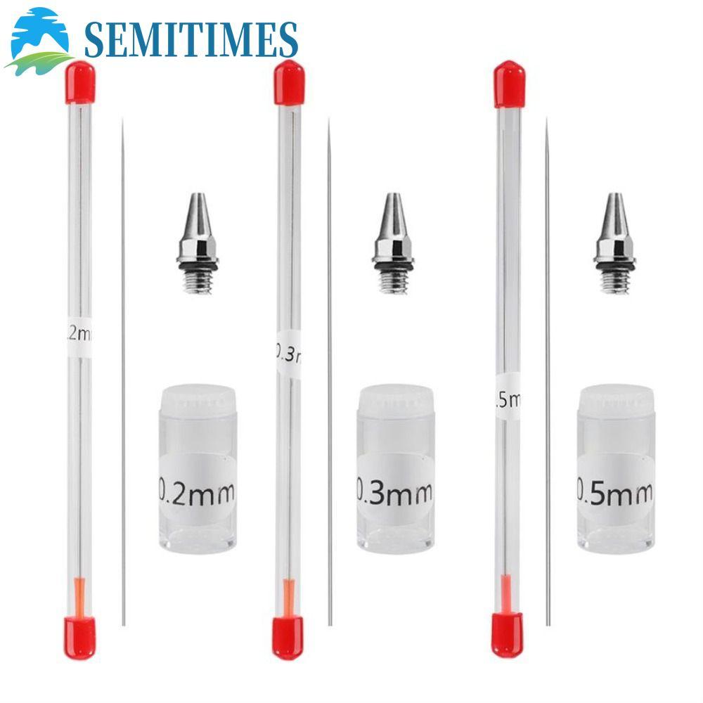 LUNAEDGE Airbrush Kim phun sơn Dụng cụ thay thế Phụ kiện phun Nắp phun Phụ kiện nắp bàn chải không k