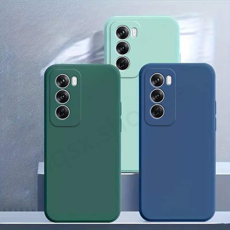 Ốp Lưng Cho OPPO Reno 12 5G, Reno 12 Pro 5G, Ốp Mềm, Ốp Lưng Đơn Giản, Ốp Lưng Màu Trơn