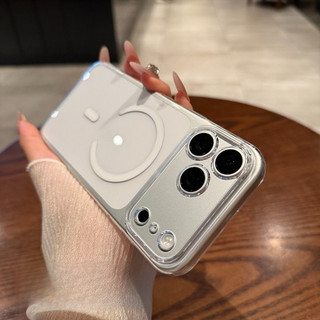  Ốp lưng điện thoại chống sốc mới chất liệu chống ố vàng nhập khẩu cho iPhone 17 16 15 Pro max 