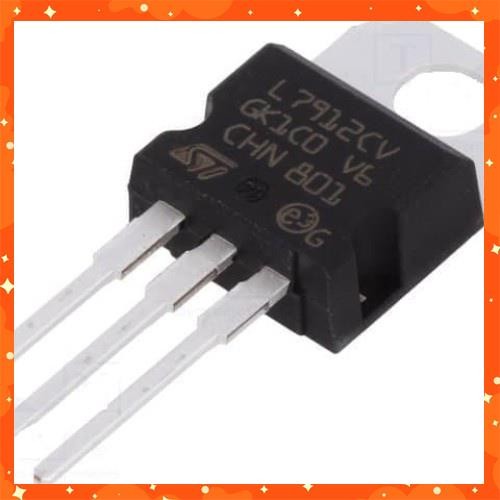 COMBO 3 CON IC Ổn Áp Nguồn Âm 12V 7912 L7912 L7912CV LM7912 7912CV 1.5A TO-220 Chân Cắm