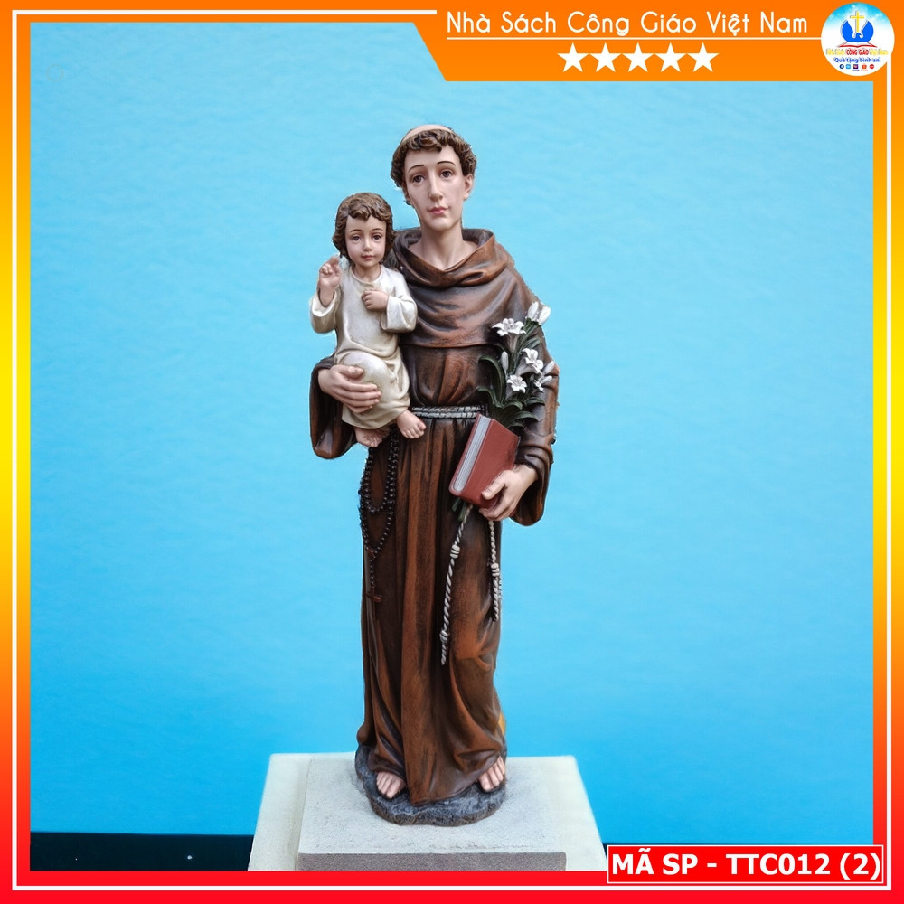Tượng Thánh Anton 35cm