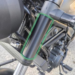 Fork Cover Gaiters Boots Xe Máy Phuộc Trước Ống Boots CNC Tay Nhôm Chống Sốc Gaiters Dành Cho Rebel 500 Rebel 300 CMX500 CMX300 2020 2021 2022 2023 2024 (Trên)