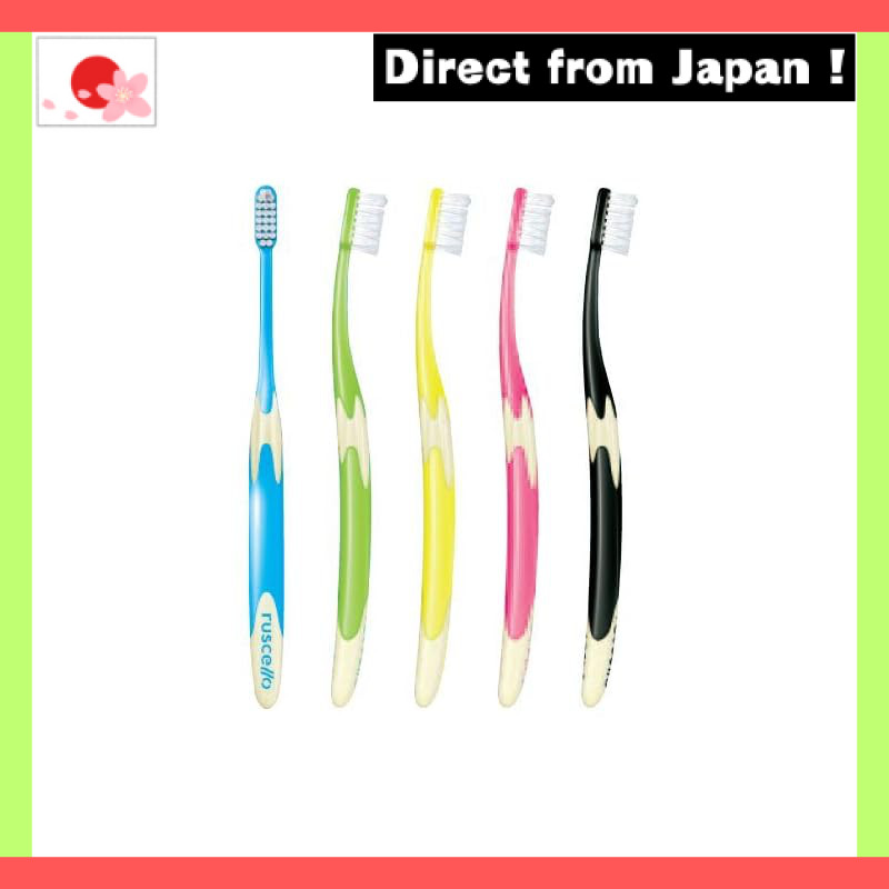 【Japan Original】
Rucello Toothbrush Color Random - Dental Professional Item B-10 M (Medium) - Set of
