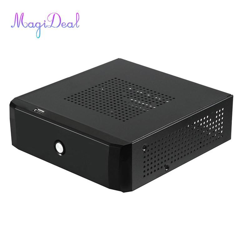 Mini ITX Case Iron RACKMOUNT Khung máy chủ Compact 2.0 USB Máy chủ ngang