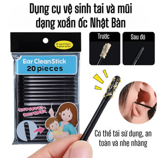 [Siêu Dính - An Toàn] Bông Vệ Sinh Tai Mũi Cho Bé Thiết Kế Đầu Tròn Khóa ChiềU.Sâu, Ngừa Tổn Thương Màng NhĩQue Vệ Sinh Tai An Toàn Cho Trẻ Em/Tăm Bông Dính Chất Lượng Cao/Dính Hiệu Quả/Vệ Sinh Tuyệt Đối