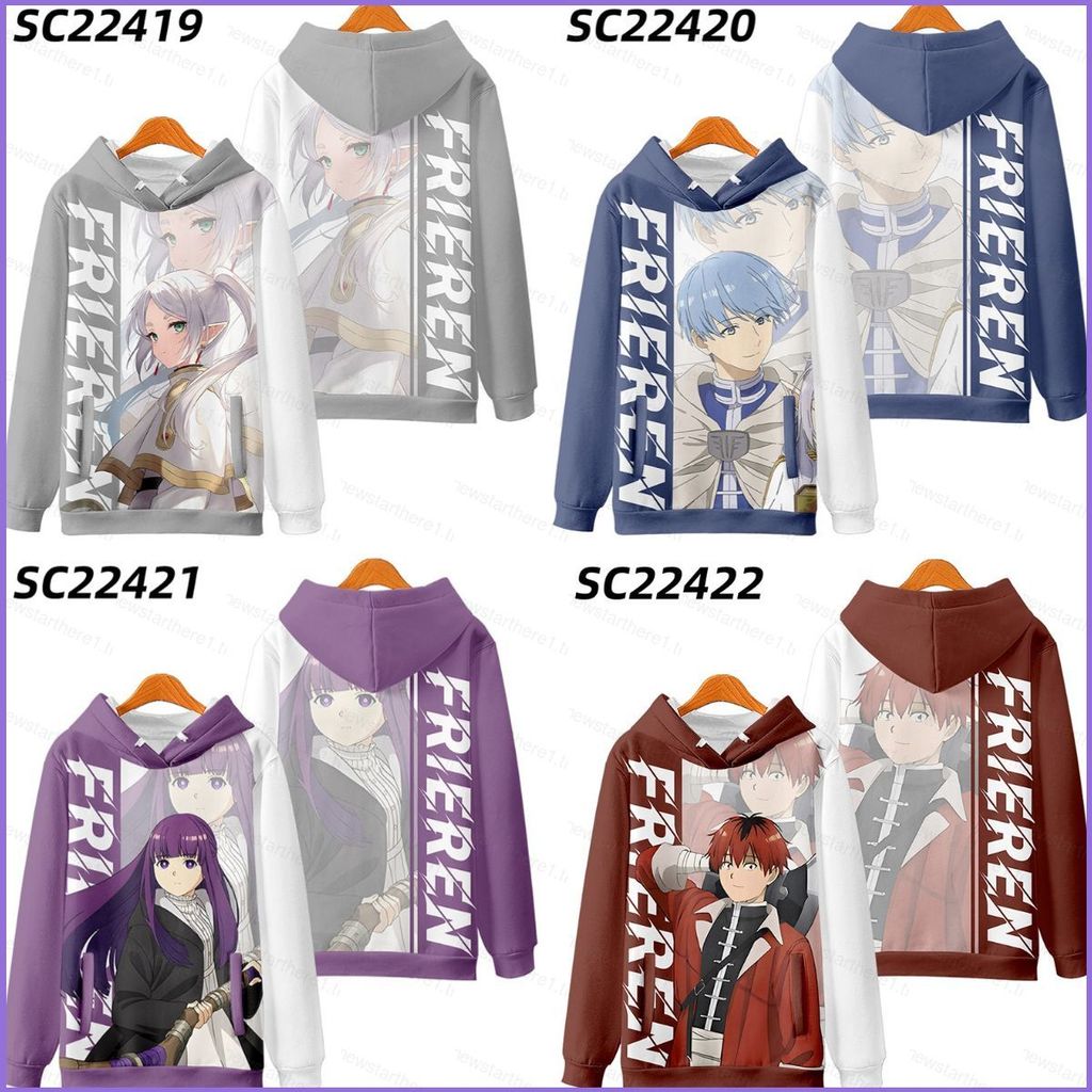 Áo hoodie anime 3D NS1 Frieren Beyond Journey's End - Phù hợp cosplay