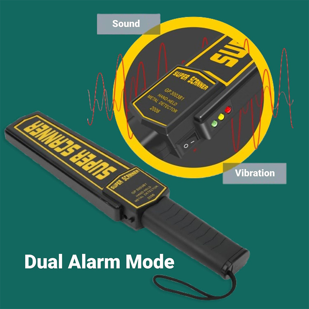 High-performance Hand Held Metal Detector Super Scanner High Sensitivity Security Scanners Portable 