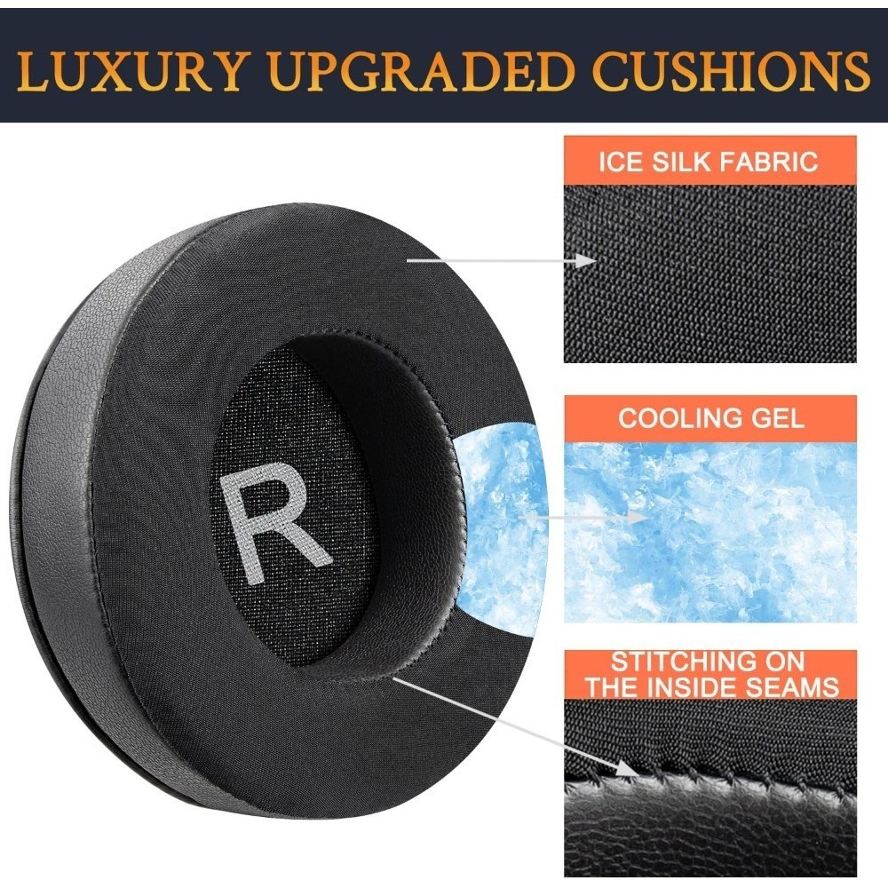 Miếng đệm tai Gel làm mát cho AKG Pro Audio K52 K72 K92 M220 K240 K241 K242 K271 K272 K340 K550 K551