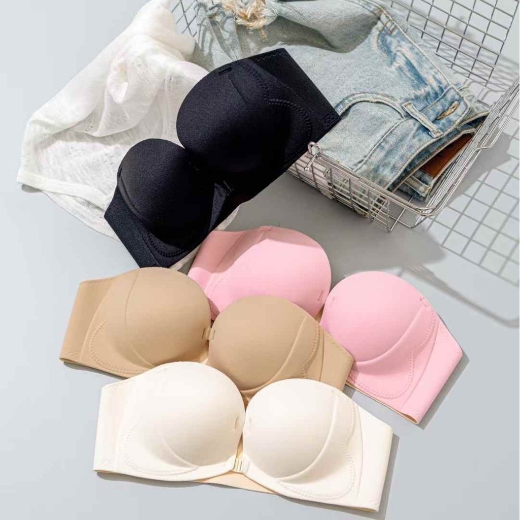 Áo Ngực Không Dây Quây Size 32-38, Khóa Trước, Phù Hợp Ngực Nhỏ Bra