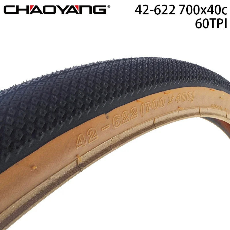 CHUAYANG ARISUN 700x40C Lốp 28 Inch 60TPI Siêu Nhẹ Nâu Sỏi Vành XC MTB Xe Đạp Ống Thép Lốp Kích Thướ