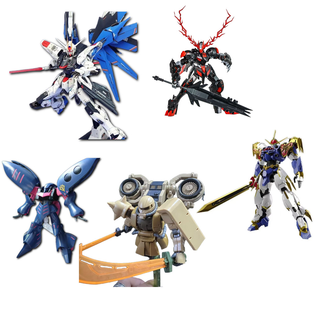 Phượng Hoàng Đen Chiến Binh Tự Do Cánh Bay Không Phong Cách RG MKSD MG8802 Tự Do Tấn Công Không Giới