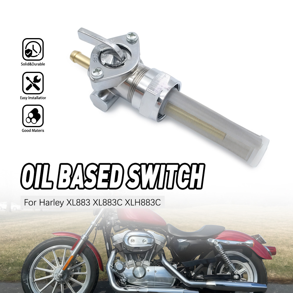 Xe Máy Petcock Van Nhiên Liệu 22 Mm Spigot Cho Harley Sportster XL883 XL883C XLH883C Hugger XLH883 S