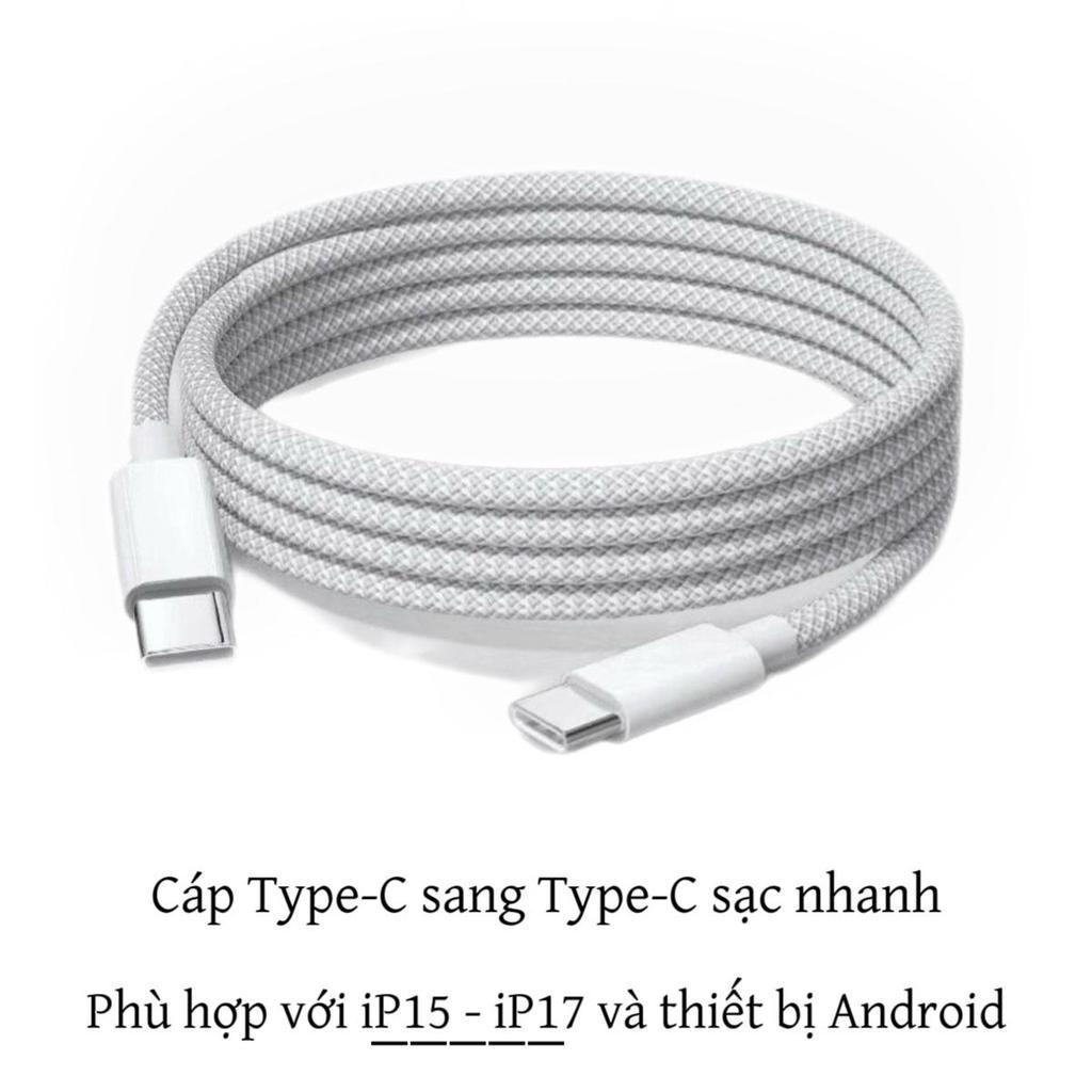 Củ sạc 20W/30W & Cáp sạc Type C-LN  / Type C-Type C / USB-Type C / USB-LN