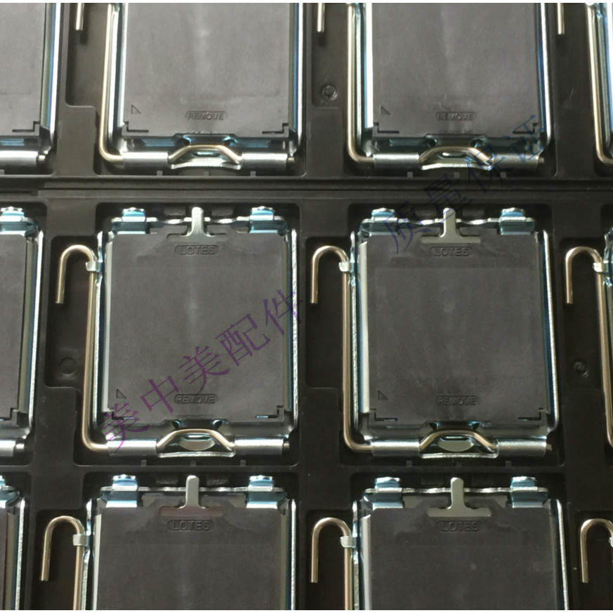 Chính Hãng FOXCONN LGA775 Pin 775 Pin CPU Base Khe Cắm Ổ Cắm Kết Nối Đính Hạt