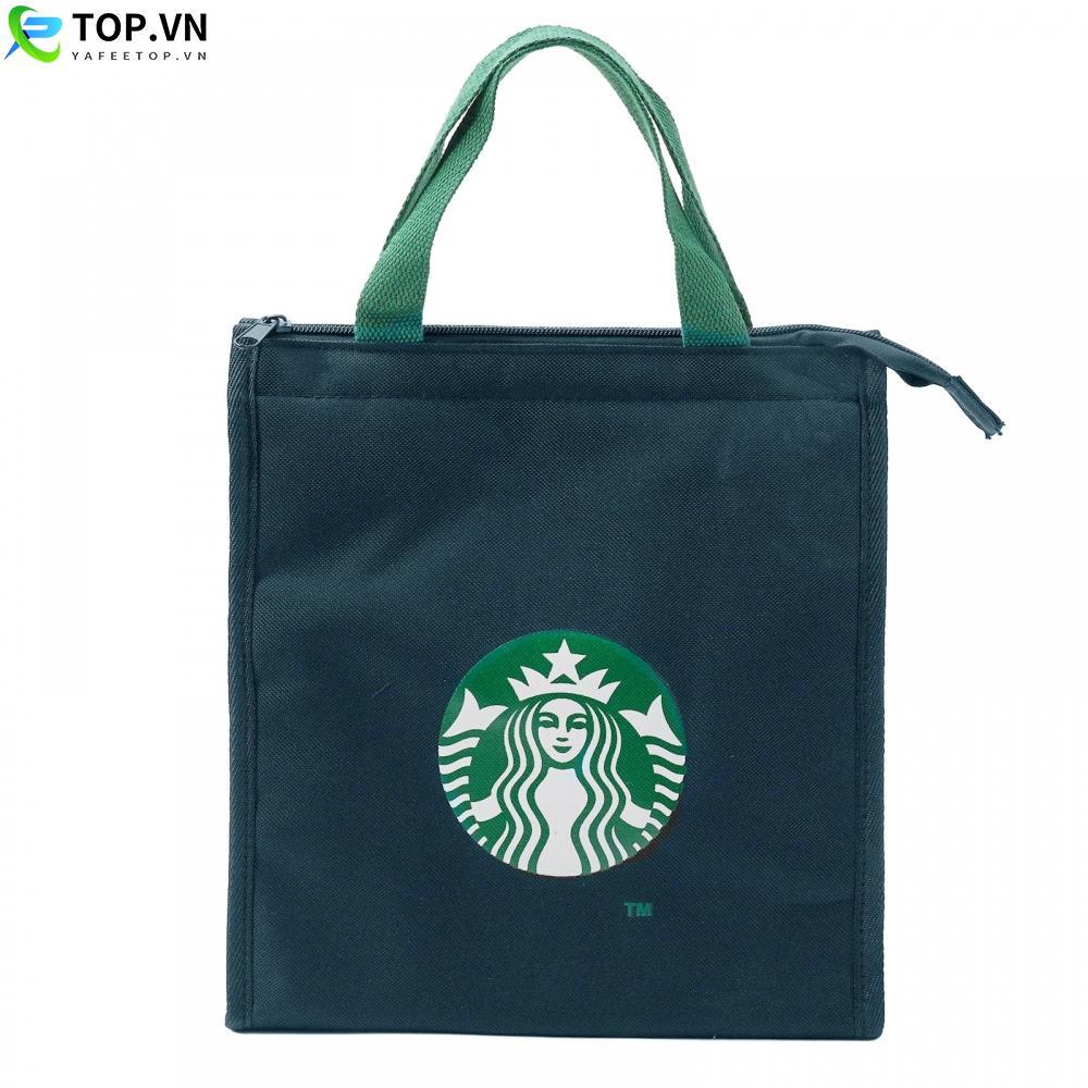 Durable Lunch Bag Bag Portable School Starbucks Storage Box Waterproof