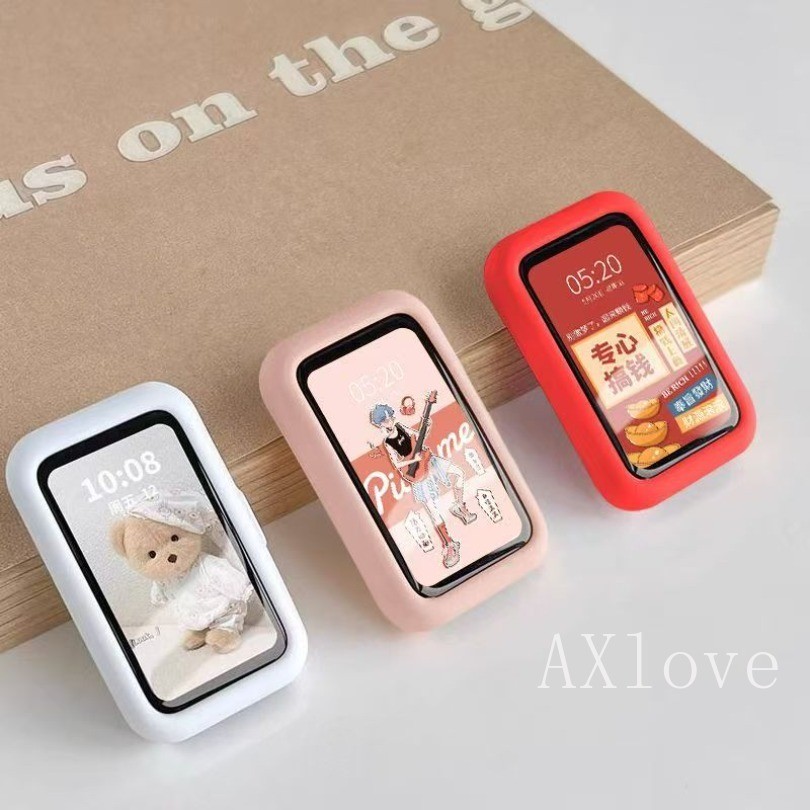 Ốp Silicon Mềm Cho Huawei Band 10 9 8 Khung Ốp Lưng Bảo Vệ Vỏ Rỗng Huawei Band 10 Vỏ Bảo Vệ Phụ Kiện