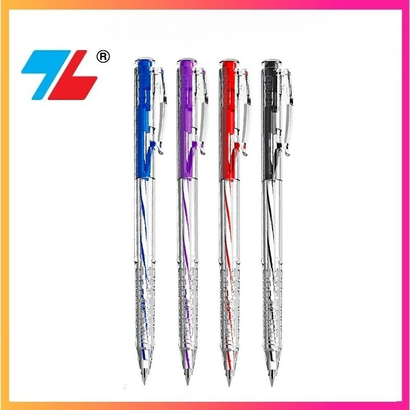 [ANKICO x THIÊN LONG] Set 5 bút bi Thiên Long TL-027 / TL027 ngòi 0.5mm ruột BPR-06 thay thế