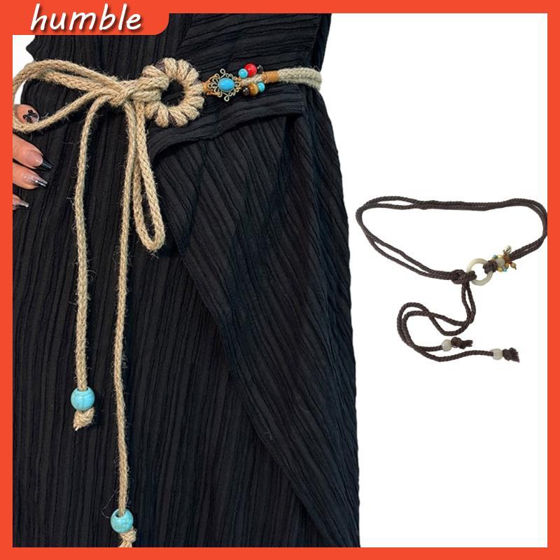Bohemian Handmade Braided Waist Rope for Women Multi-type Ladies Dress Belt