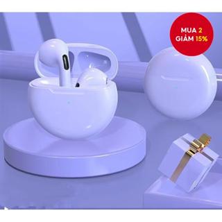 Tai nghe Pro 6 Tai nghe Bluetooth không dây Tai nghe thể thao thoải mái Tai nghe âm thanh nổi chống nước Âm trầm sâu tự động ghép nối cảm ứng thông minh Màn hình nguồn LED Tai nghe HiFi
