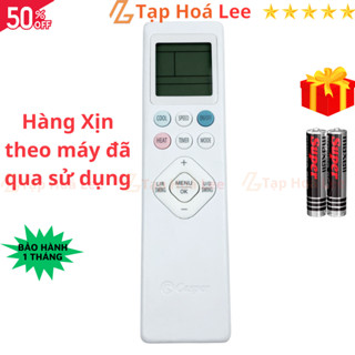 Điều khiển điều hòa CASPER Mã 01 hàng theo máy (ĐÃ QUA SỬ DỤNG), remote máy lạnh CASPER - TH Lee