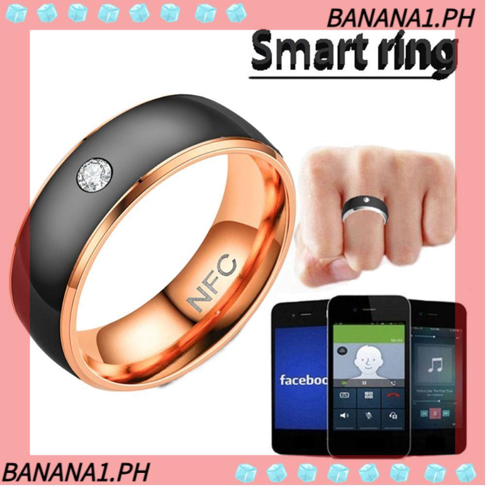 Nhẫn thông minh BANANA NFC, Nhẫn kỹ thuật số ngón tay đa chức năng có thể đeo được, Nhẫn đeo ngón ta
