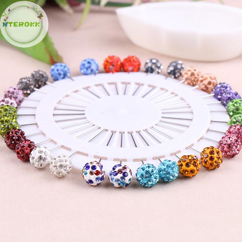 TEROKK - 30 Khăn Hijab with Fake Diamond Embroidery, Suitable for Straight Hair Style