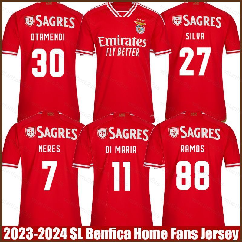 Áo đấu Benfica sân nhà 2023-2024, thiết kế thể thao thời trang